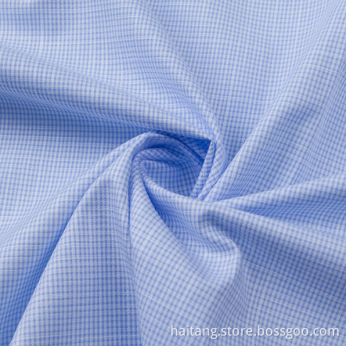 Check Cotton fabric Microfiber Dobby Fabric Business Fabric